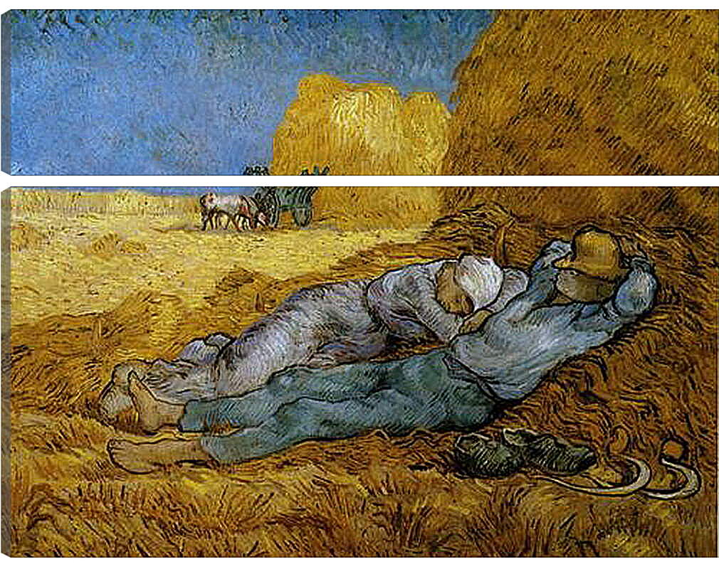 Модульная картина - The siesta - Сиеста. Винсент Ван Гог