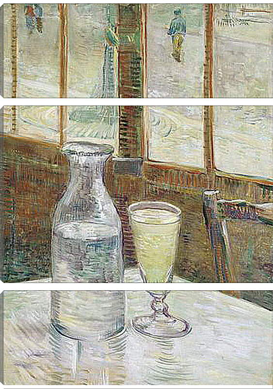 Модульная картина - Кофейный столик с абсентом. Винсент Ван Гог