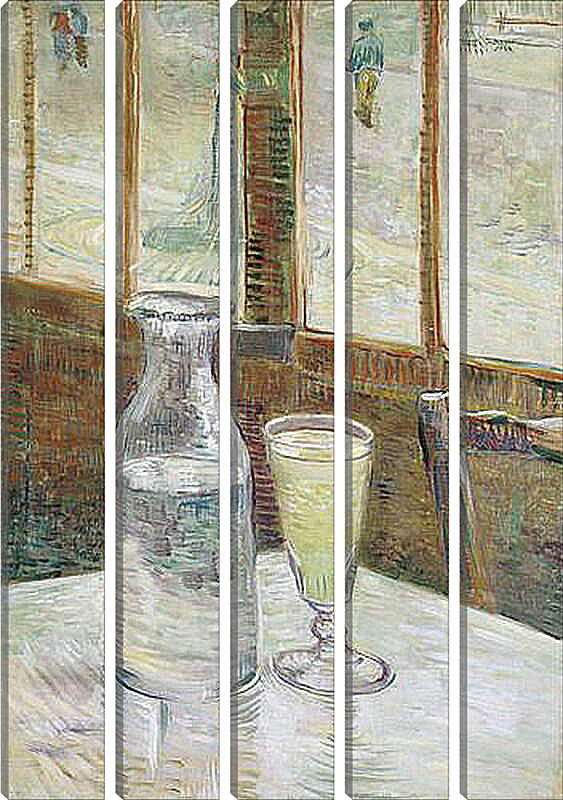 Модульная картина - Кофейный столик с абсентом. Винсент Ван Гог