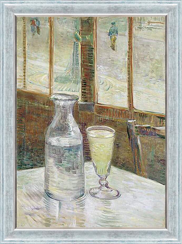 Картина в раме - Кофейный столик с абсентом. Винсент Ван Гог