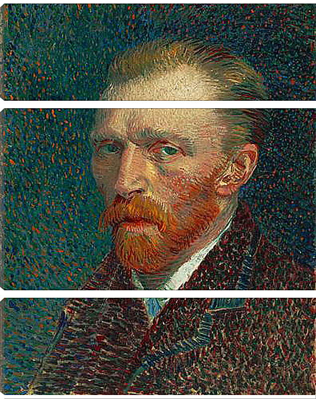 Модульная картина - Автопортрет 1887 года. Винсент Ван Гог