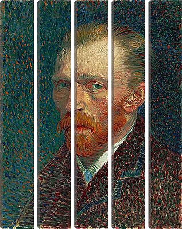 Модульная картина - Автопортрет 1887 года. Винсент Ван Гог