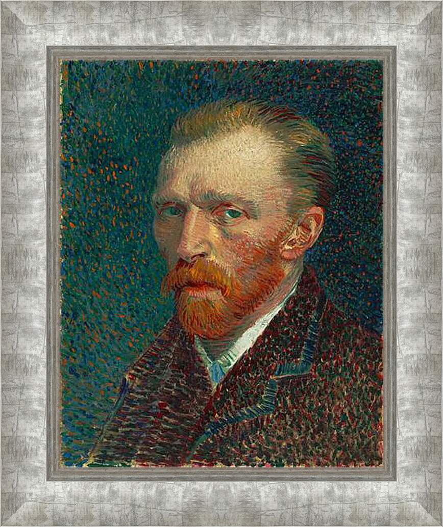 Картина в раме - Автопортрет 1887 года. Винсент Ван Гог