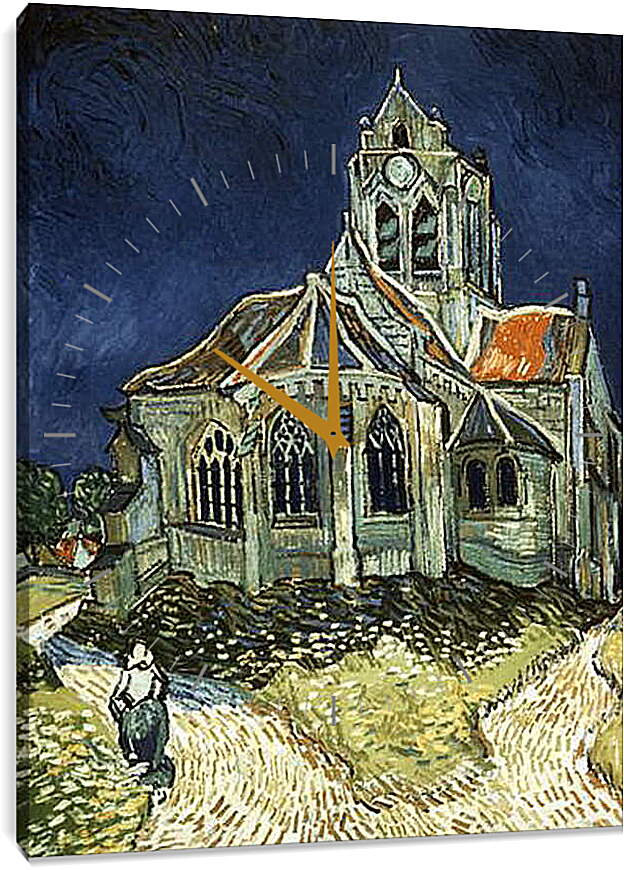 Часы картина - Церковь в Овере. Винсент Ван Гог