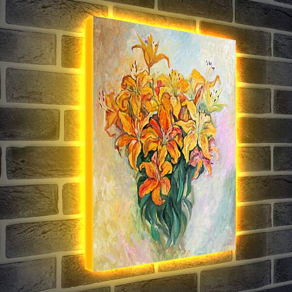 Лайтбокс световая панель - Букет цветов