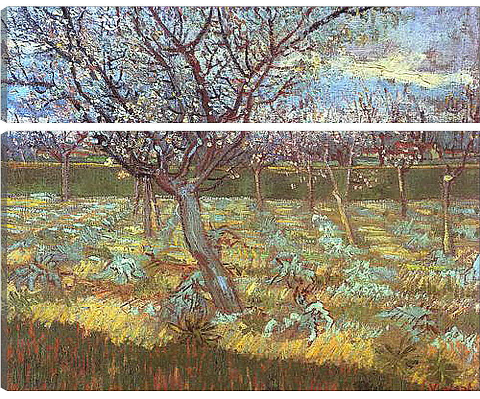 Модульная картина - Apricot Tree in Bloom. Винсент Ван Гог