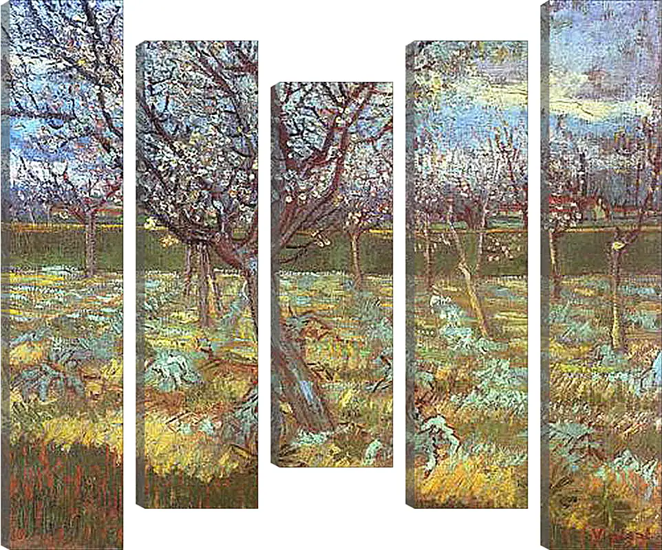 Модульная картина - Apricot Tree in Bloom. Винсент Ван Гог