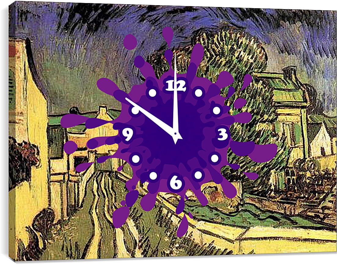 Часы картина - Дом Пере Пилона. Винсент Ван Гог