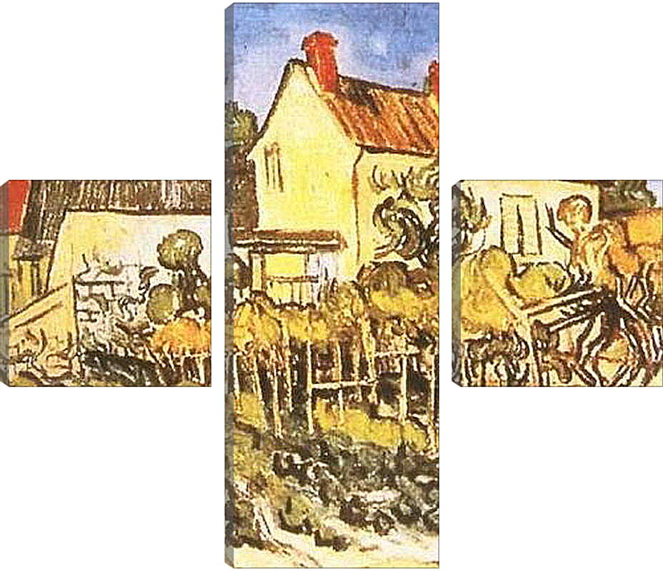 Модульная картина - Дом Пер Элуа. Винсент Ван Гог