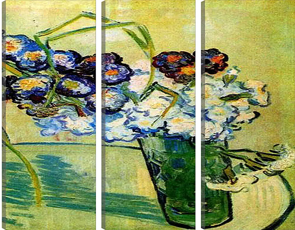 Модульная картина - Still Life Glass with Carnations. Винсент Ван Гог