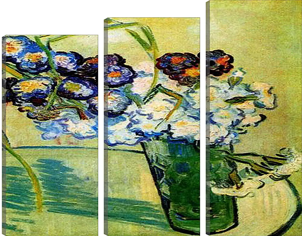 Модульная картина - Still Life Glass with Carnations. Винсент Ван Гог