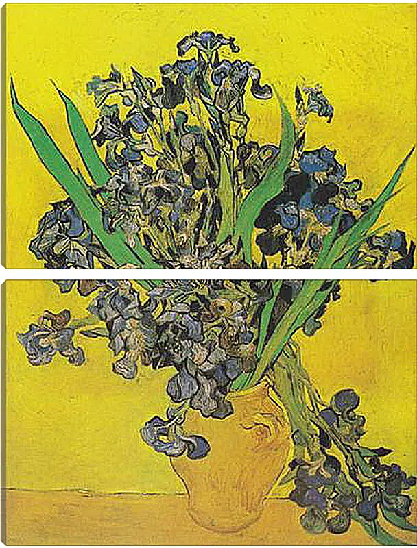 Модульная картина - Irises - Ирисы. Винсент Ван Гог