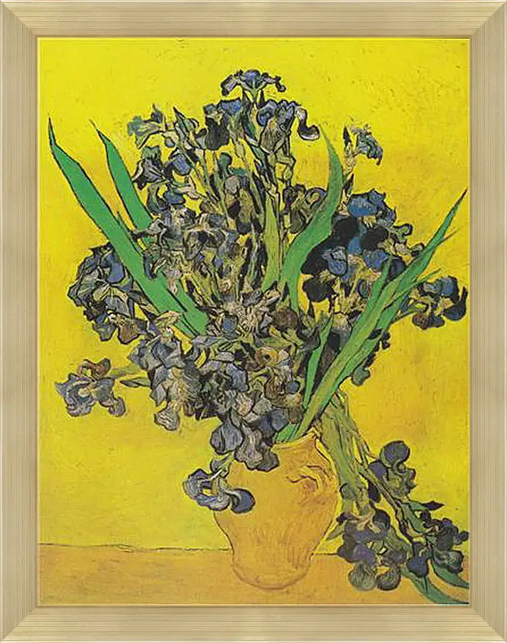 Картина в раме - Irises - Ирисы. Винсент Ван Гог