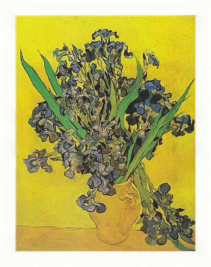 Картина в раме - Irises - Ирисы. Винсент Ван Гог