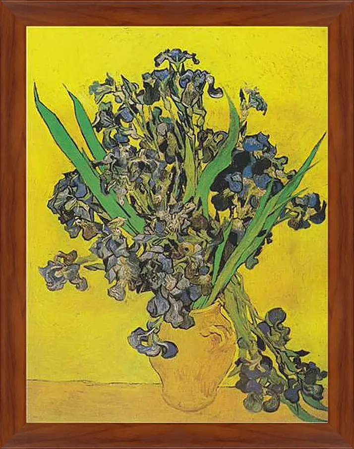 Картина в раме - Irises - Ирисы. Винсент Ван Гог