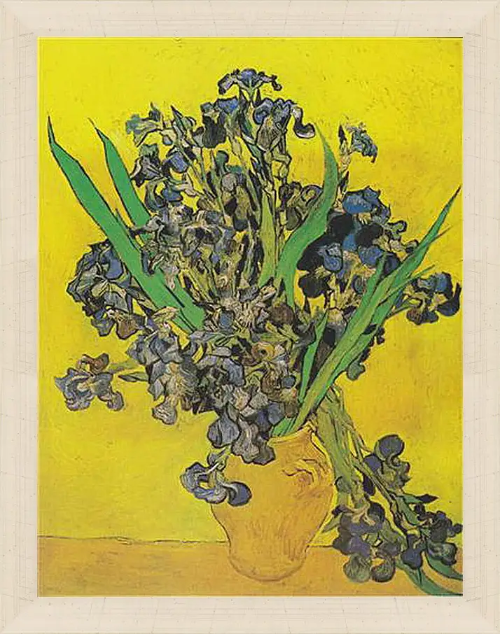 Картина в раме - Irises - Ирисы. Винсент Ван Гог