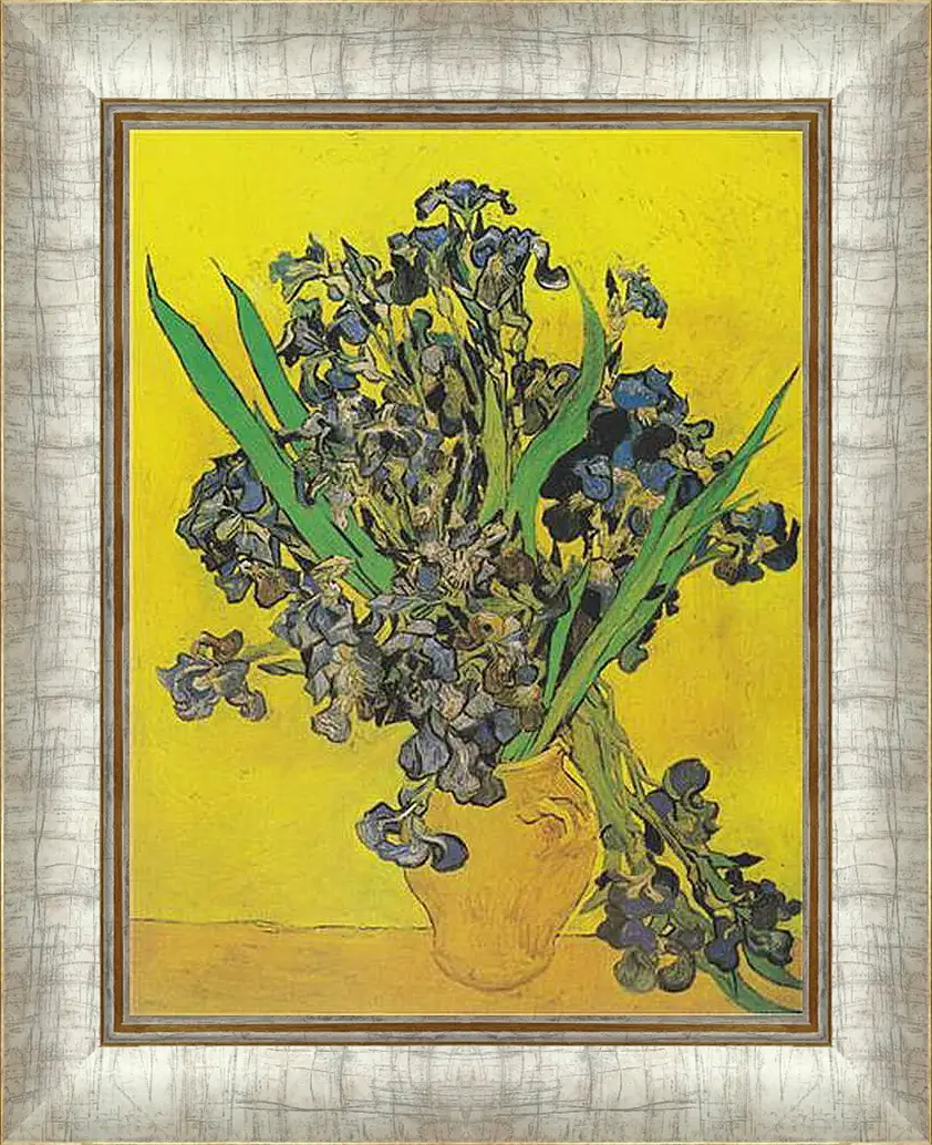 Картина в раме - Irises - Ирисы. Винсент Ван Гог