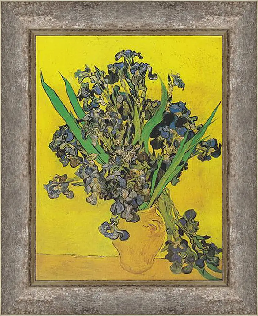 Картина в раме - Irises - Ирисы. Винсент Ван Гог