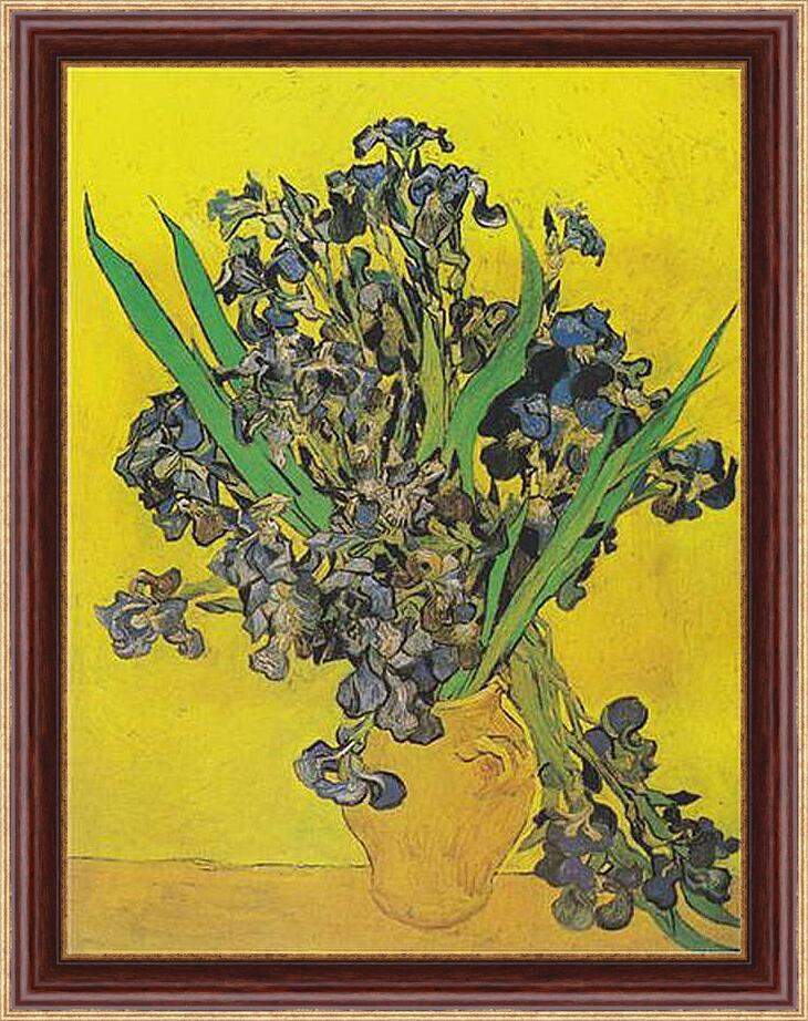 Картина в раме - Irises - Ирисы. Винсент Ван Гог

