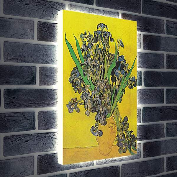 Лайтбокс световая панель - Irises - Ирисы. Винсент Ван Гог