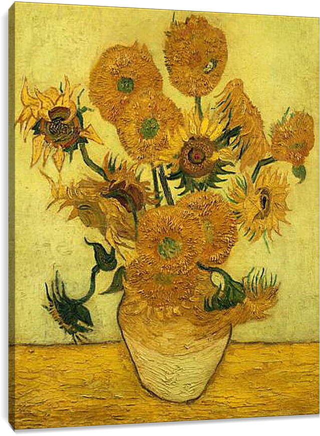 Постер и плакат - Sunflowers - Подсолнухи. Винсент Ван Гог