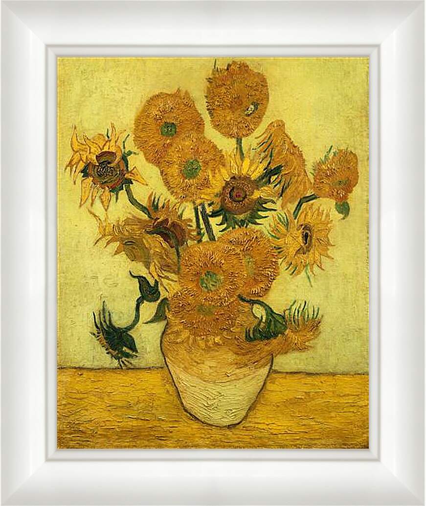 Картина в раме - Sunflowers - Подсолнухи. Винсент Ван Гог