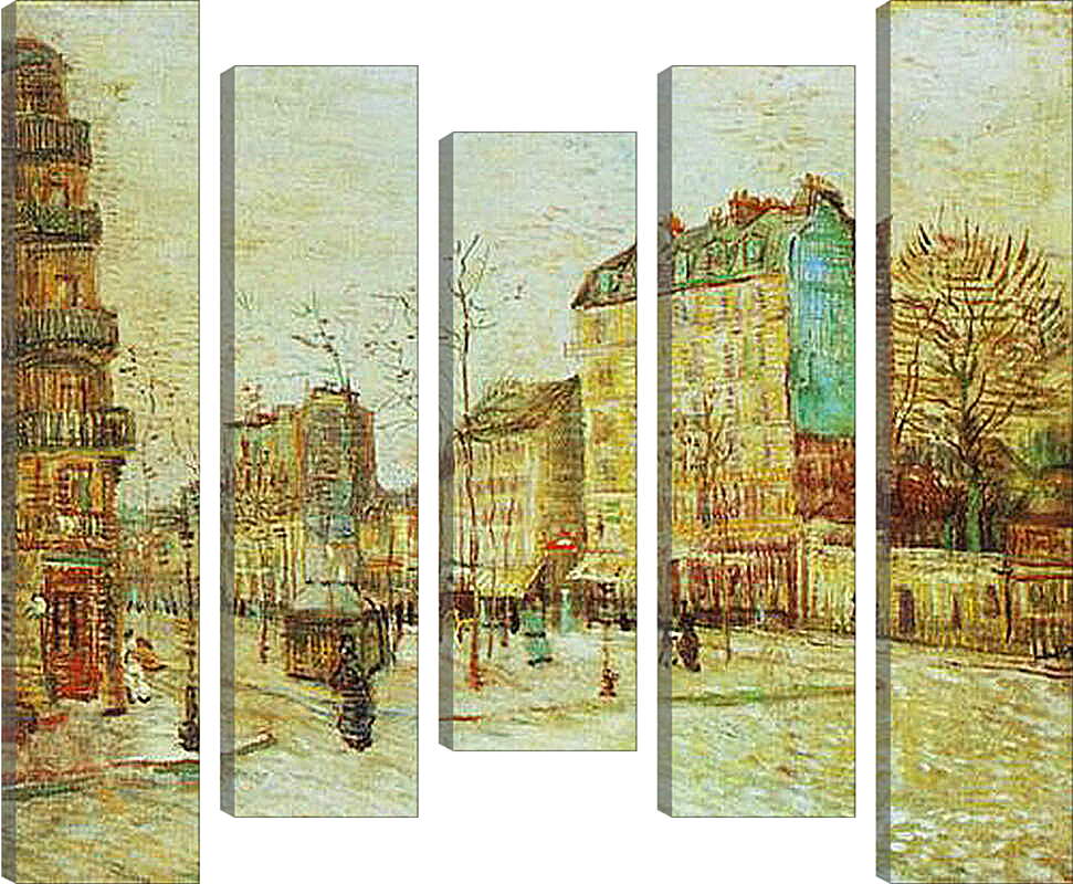 Модульная картина - Boulevard de Clichy. Винсент Ван Гог