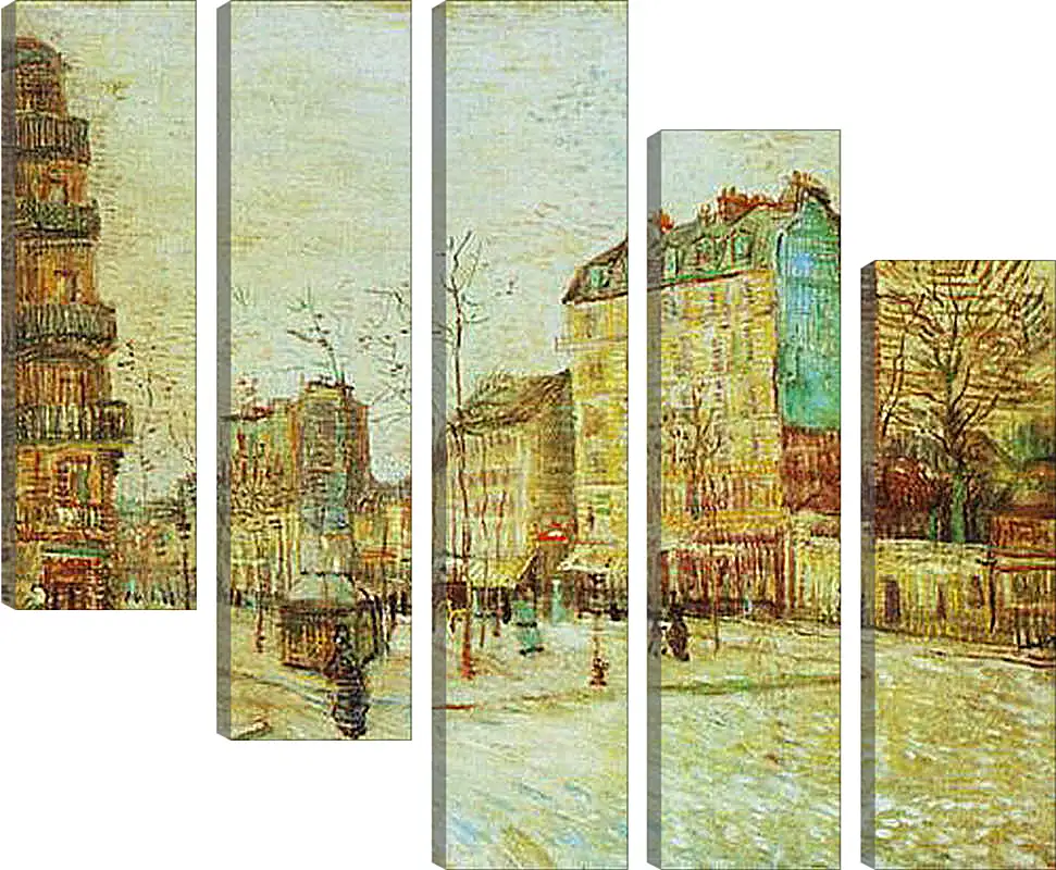 Модульная картина - Boulevard de Clichy. Винсент Ван Гог