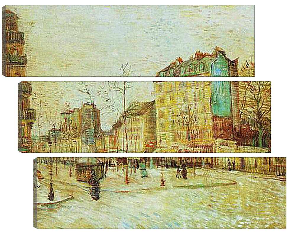 Модульная картина - Boulevard de Clichy. Винсент Ван Гог