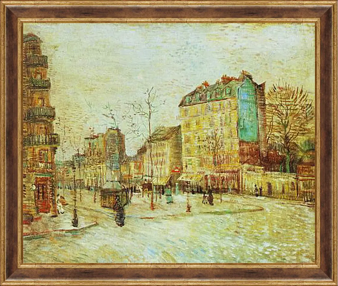 Картина в раме - Boulevard de Clichy. Винсент Ван Гог