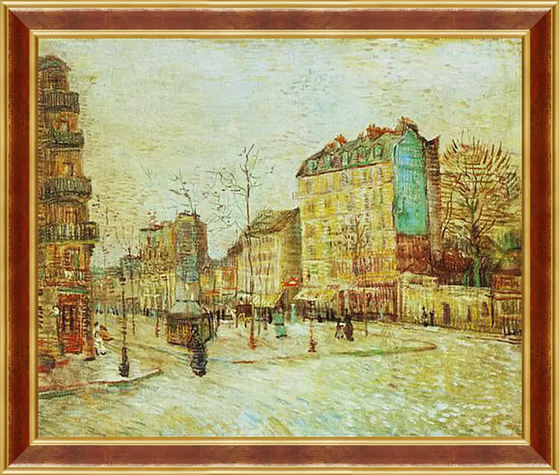 Картина в раме - Boulevard de Clichy. Винсент Ван Гог