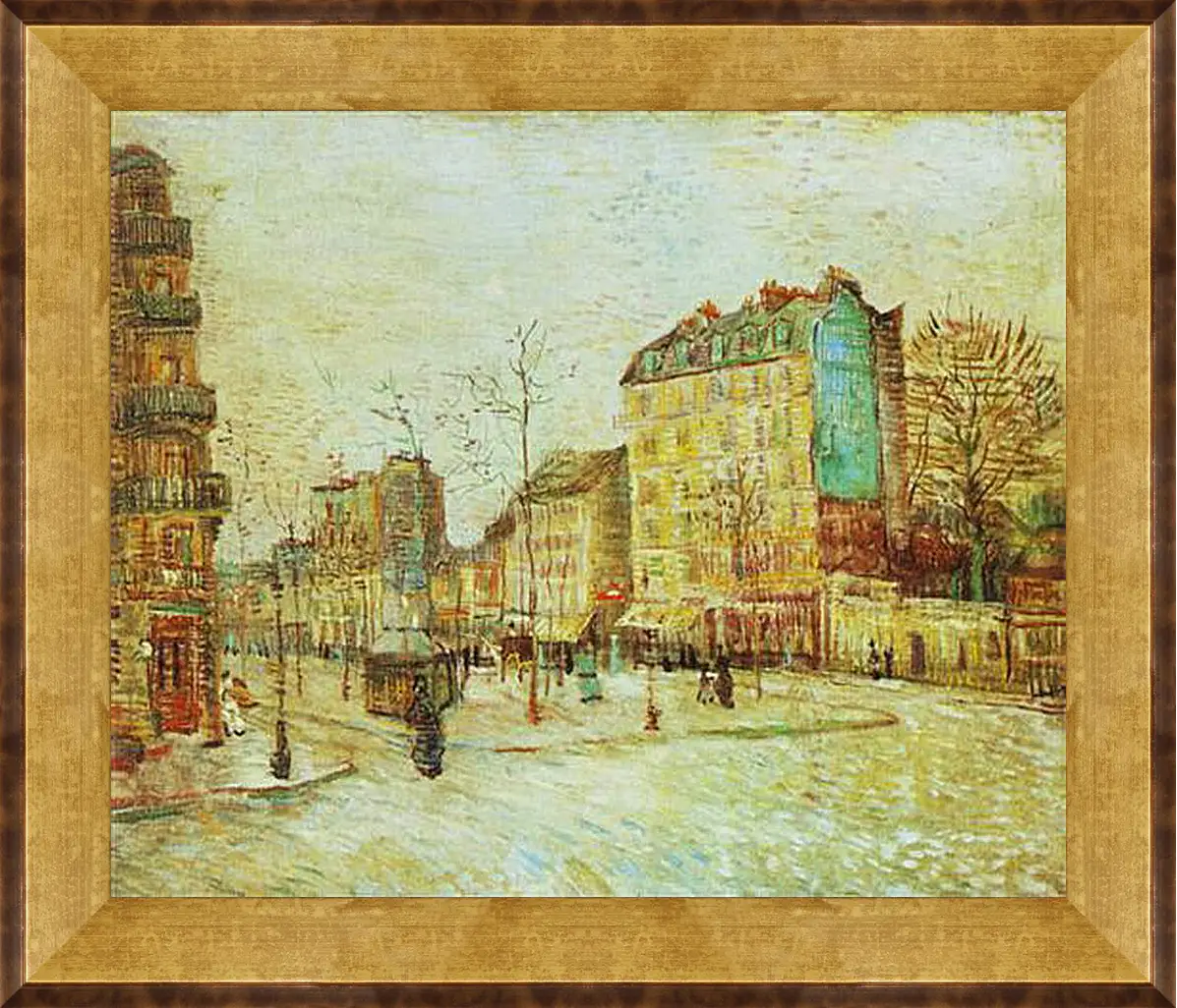 Картина в раме - Boulevard de Clichy. Винсент Ван Гог