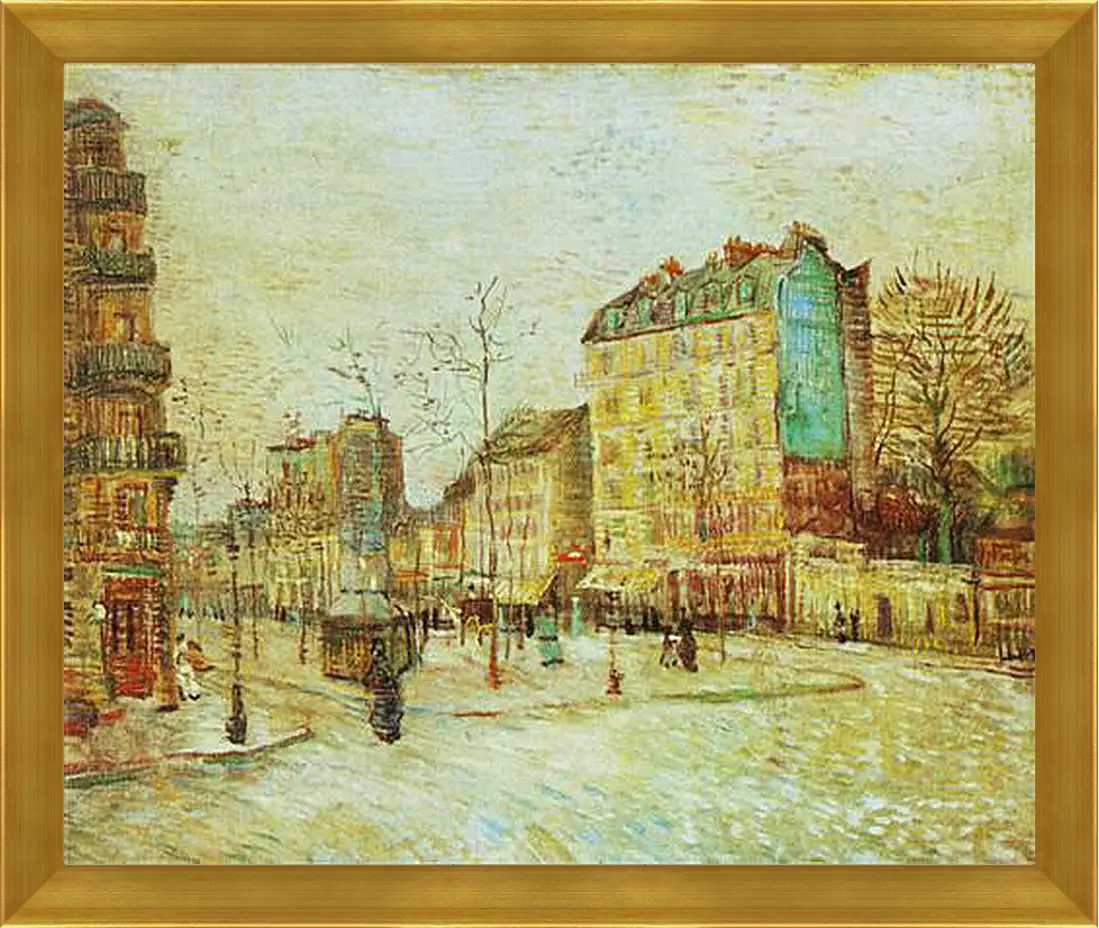 Картина в раме - Boulevard de Clichy. Винсент Ван Гог