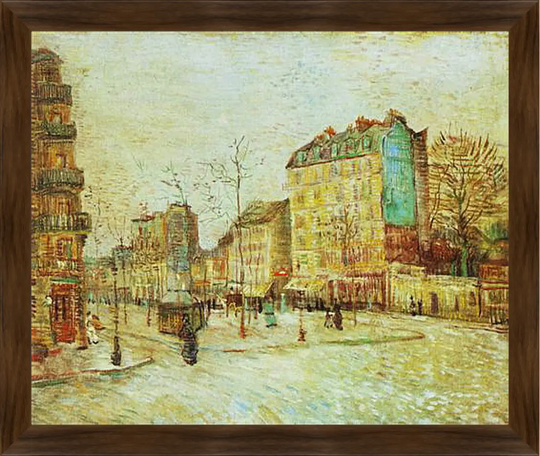 Картина в раме - Boulevard de Clichy. Винсент Ван Гог