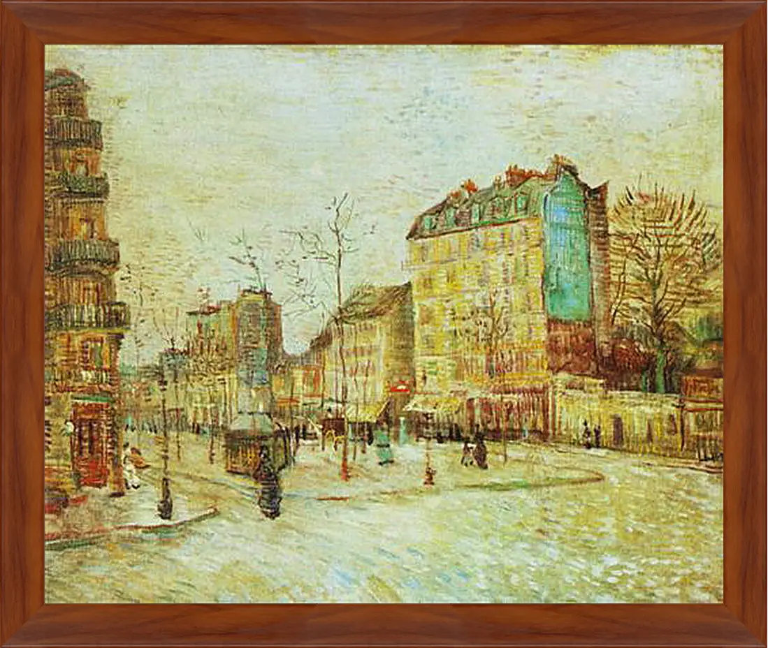 Картина в раме - Boulevard de Clichy. Винсент Ван Гог