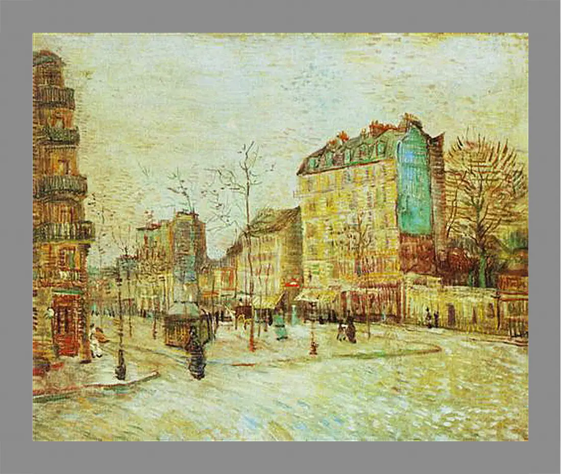 Картина в раме - Boulevard de Clichy. Винсент Ван Гог