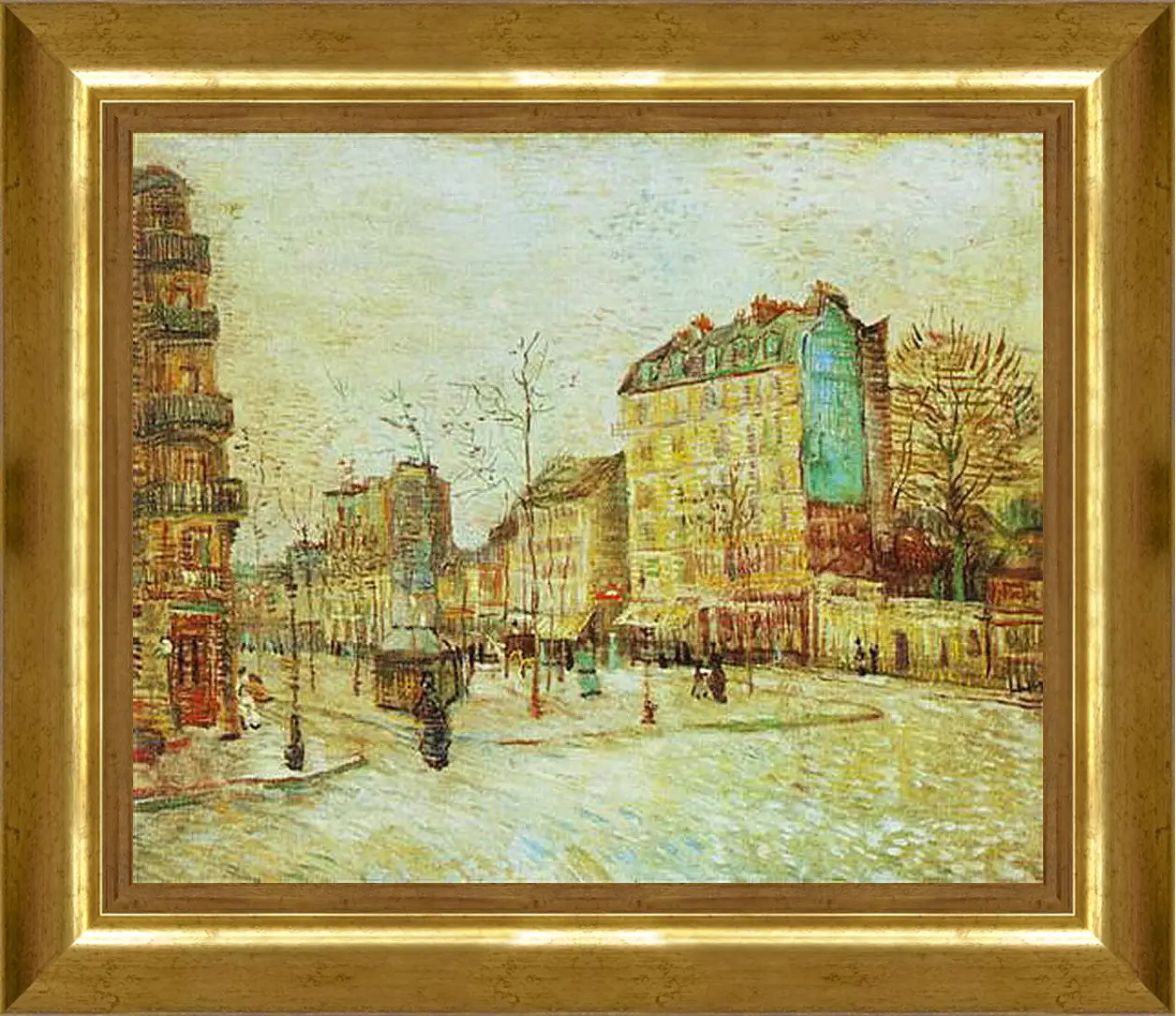 Картина в раме - Boulevard de Clichy. Винсент Ван Гог