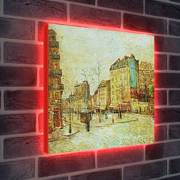 Лайтбокс световая панель - Boulevard de Clichy. Винсент Ван Гог
