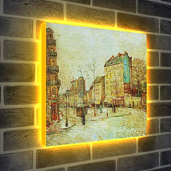 Лайтбокс световая панель - Boulevard de Clichy. Винсент Ван Гог