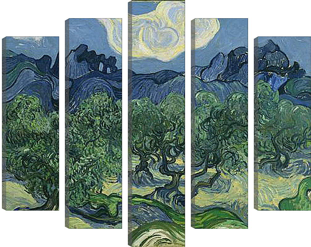 Модульная картина - The Olive Trees. Винсент Ван Гог