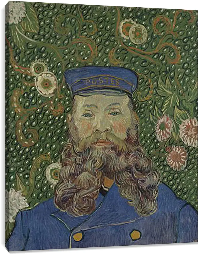 Постер и плакат - Portrait of the Postman Joseph Roulin. Винсент Ван Гог