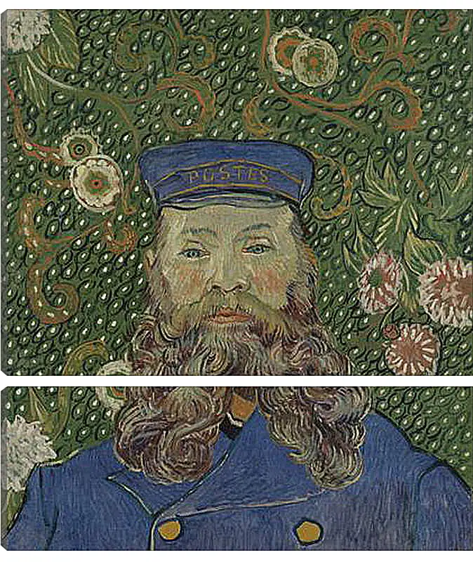 Модульная картина - Portrait of the Postman Joseph Roulin. Винсент Ван Гог