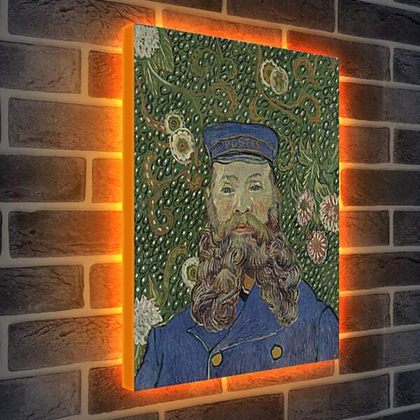 Лайтбокс световая панель - Portrait of the Postman Joseph Roulin. Винсент Ван Гог