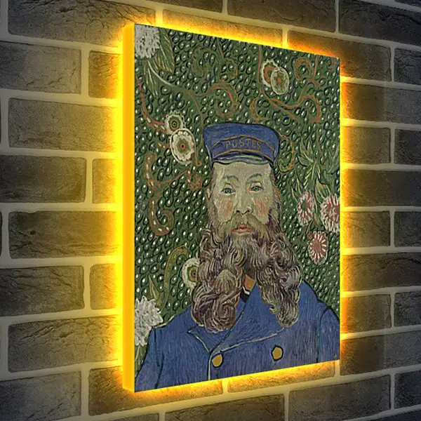 Лайтбокс световая панель - Portrait of the Postman Joseph Roulin. Винсент Ван Гог