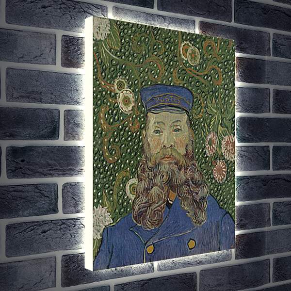 Лайтбокс световая панель - Portrait of the Postman Joseph Roulin. Винсент Ван Гог