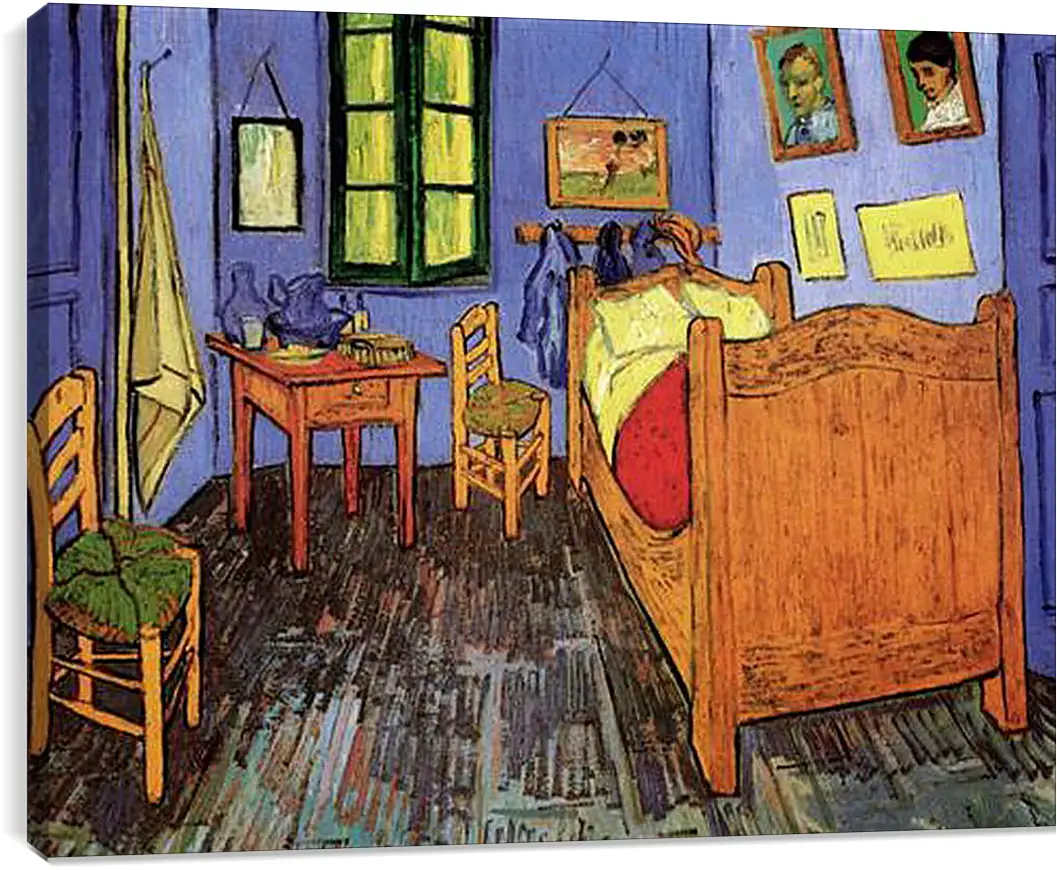 Постер и плакат - Vincent s Bedroom in Arles. Винсент Ван Гог
