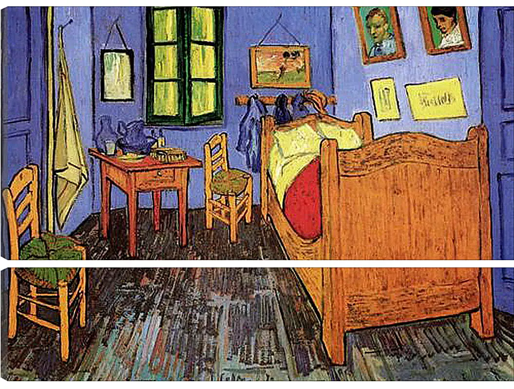 Модульная картина - Vincent s Bedroom in Arles. Винсент Ван Гог