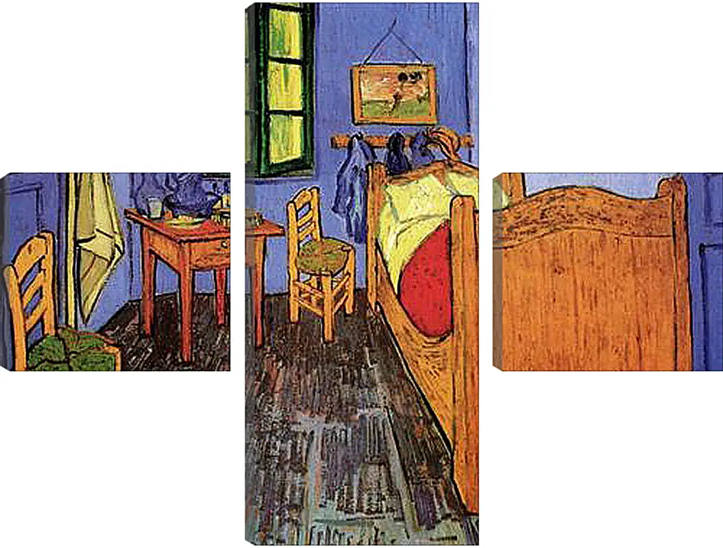 Модульная картина - Vincent s Bedroom in Arles. Винсент Ван Гог