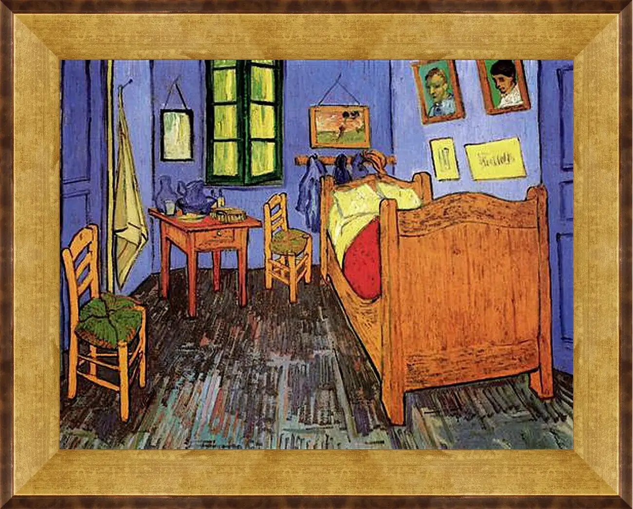 Картина в раме - Vincent s Bedroom in Arles. Винсент Ван Гог