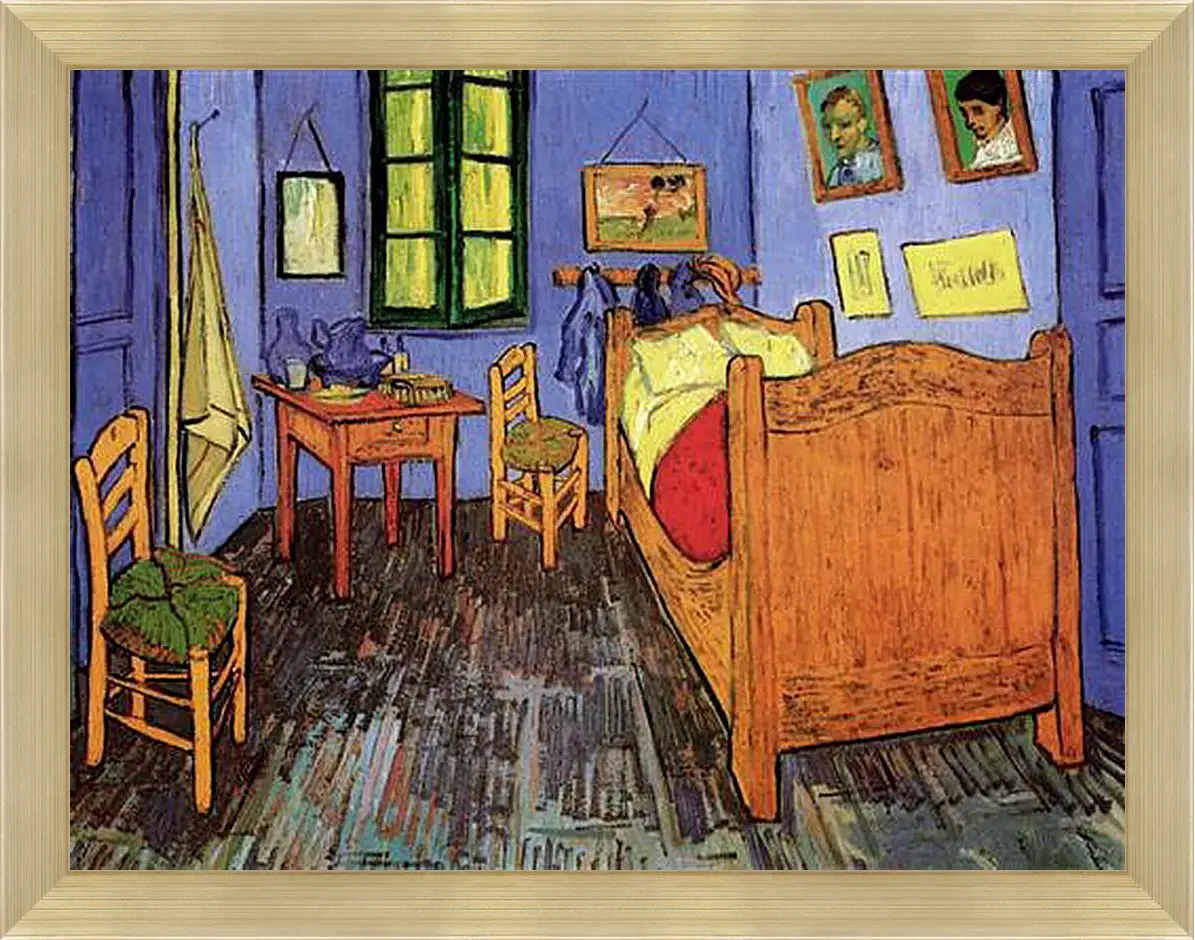 Картина в раме - Vincent s Bedroom in Arles. Винсент Ван Гог